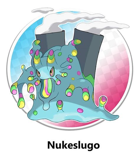 Galarian evolution of Magcargo! Meet Nukeslugo Water/Poison Nuclear waste Pokemon ☢️💧 🔸🔸 🔸🔸 # ...