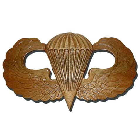 U.S. Military Parachutist Badge Jump Wings wooden wall plaques