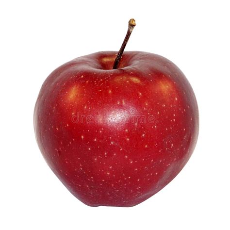 Apple Isolated on White Background Stock Photo - Image of diet, object ...