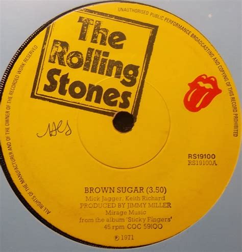 The Rolling Stones - Brown Sugar (1971, Vinyl) | Discogs