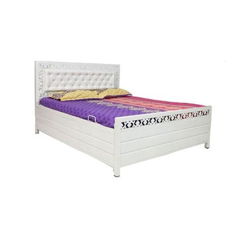 White,Black Modern Metal Double Bed, For Home at Rs 12000 in Thane | ID: 16263573330