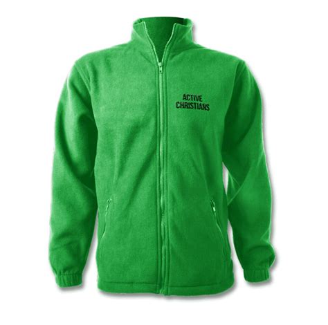 Embroidered Fleece - Green