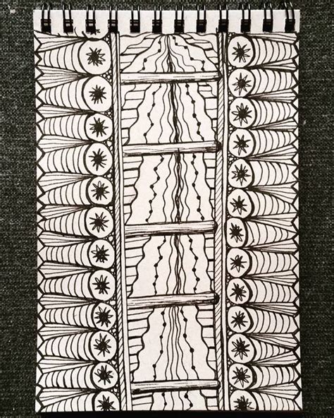 Pen Zentangles 4"x6" (2016)