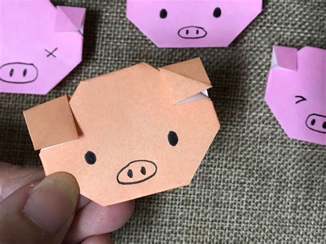 Tutorial #85: Origami Pig | The Idea King