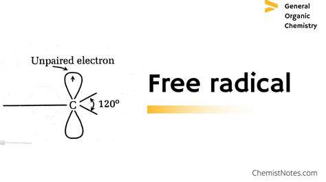 Free Radical, Examples, Types, and stability of Free radicals - Chemistry Notes