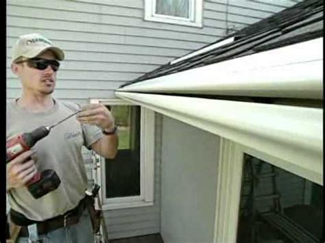 LeafGuard Gutter Installation Process - YouTube