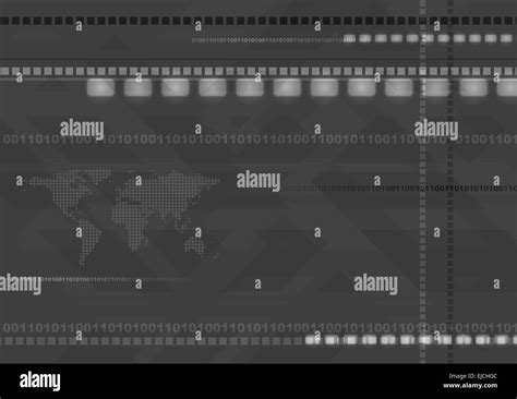 Dark abstract hi-tech background Stock Photo - Alamy