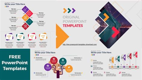 Download FREE Original & Minimalist Infographics PowerPoint Templates