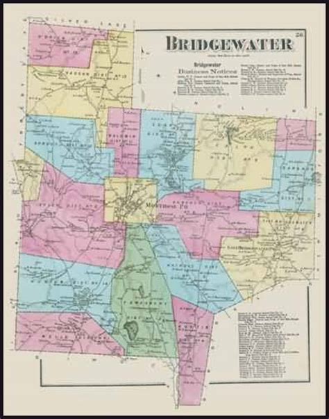 Historic Maps and Drawings, #26 Bridgewater Township (John Pritiskutch ...