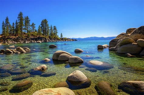 Sand Harbor Beach at Lake Tahoe, Nevada State Park Photograph by ...