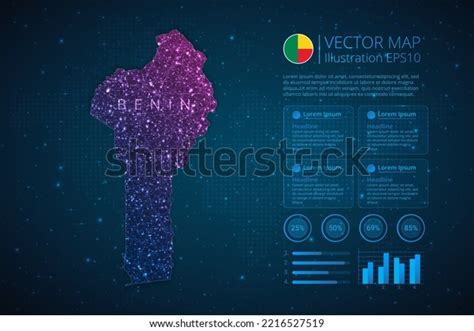 Benin Map Infographics Template Diagram Graph Stock Vector (Royalty ...