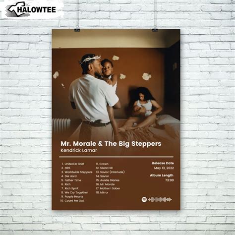 Kendrick Lamar Mr Morale And The Big Steppers Poster Album Cover Poster Print