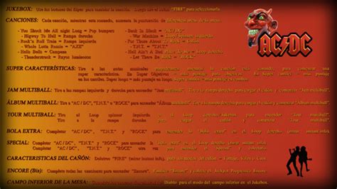 AC - DC (Stern 2012) Spanish Mod Instructions Card - Instruction Cards - Virtual Pinball Universe
