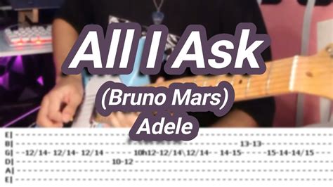 All I Ask (Bruno Mars) |©Adele |【Guitar Cover】with TABS Chords - Chordify