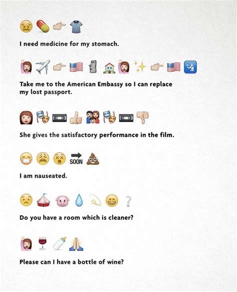 The Emoji Translation Project | Emoji sentences, Emoji, Emojis meanings