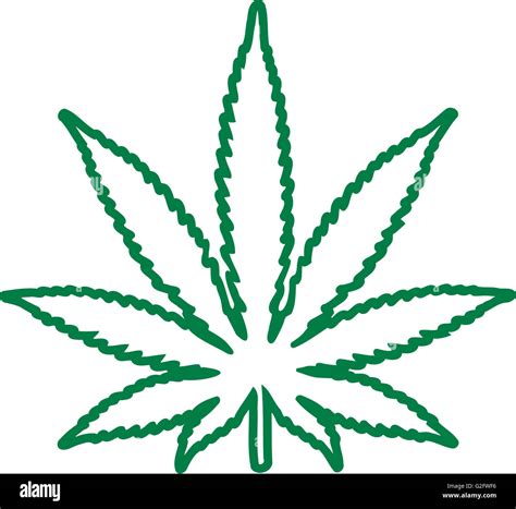 Marijuana leaf outline Stock Photo - Alamy