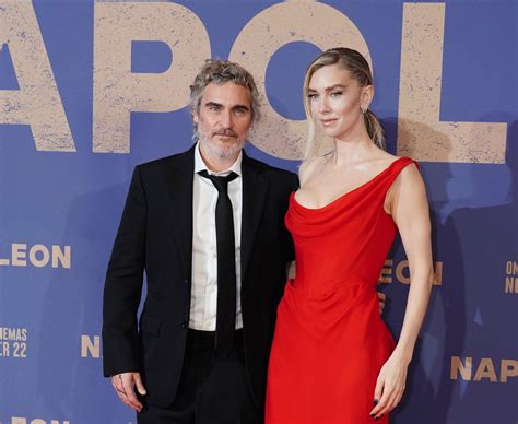 Joaquin Phoenix and Vanessa Kirby attend London premiere of Napoleon alongside real descendant ...