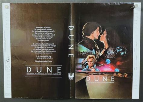 Dune (1984) – Original Movie Poster Book Cover - Hollywood Movie Posters