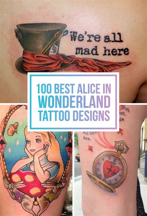 Alice In Wonderland Tattoo Ideas