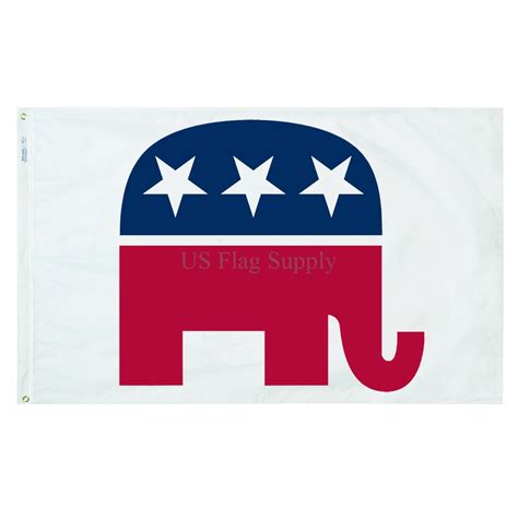 3ft. x 5ft. Republican Elephant Flag