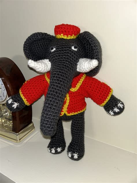 ELEPHANT - HORATIO IN ELEVATOR COSTUME - Nana's Crochet Shoppe