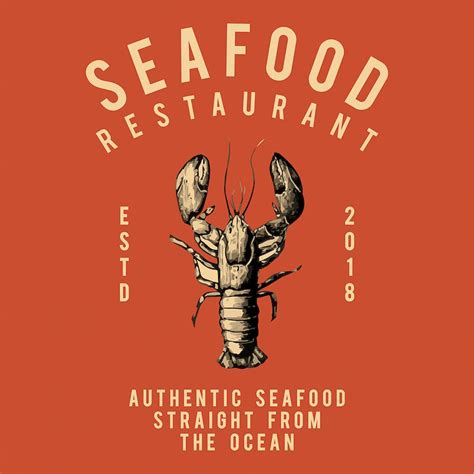 Seafood restaurant menu poster mockup | Free stock psd mockup - 531764