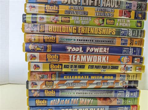 Lot of 20 Bob the Builder Dvds top Team Building Sky - Etsy