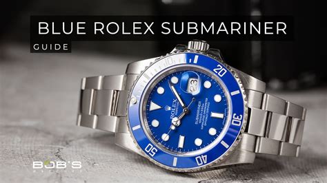 Rolex Submariner Blue Bezel Blue Dial Two Tone Rolex Watches ...