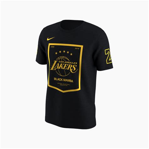 Kobe bryant black mamba los angeles lakers t-shirt 4 - WearTesters