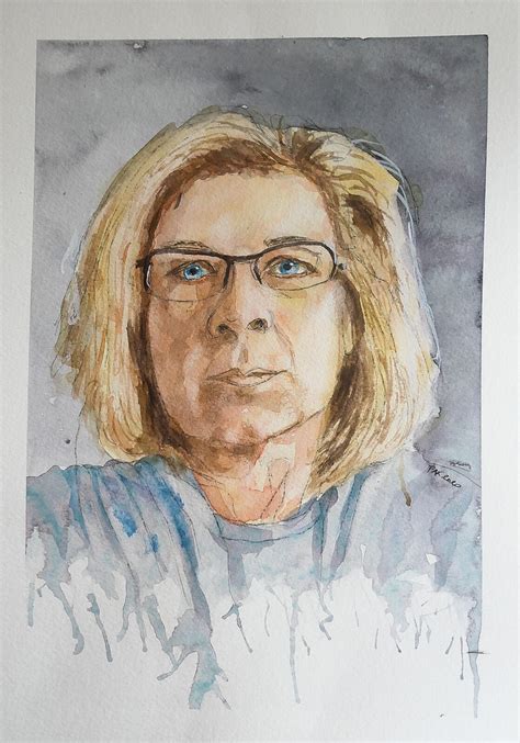 Caryn for JKPP | Watercolour sketch on Aquafine paper, A4 si… | Flickr