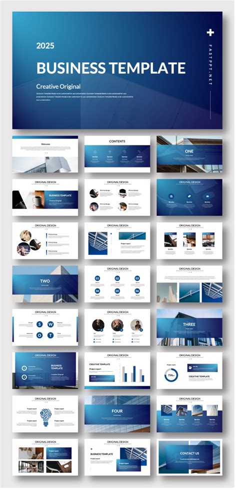 Minimalist Creative Professional Report Template – Original and High Quality PowerPoint Templates