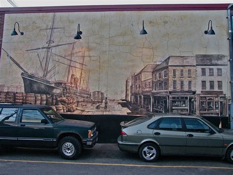 portland.seaport • mural | Portland, Maine USA • Wall mural … | Flickr