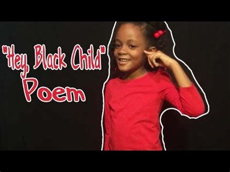 "Hey, Black Child" Poem - YouTube