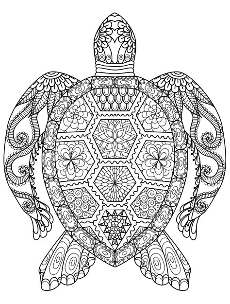 Famous Mandala Animal Coloring Pages 2023 - all about cute and unique ...