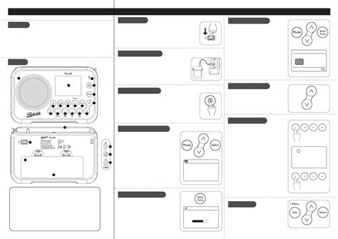 Roberts PLAY 20 user manual (English - 2 pages)