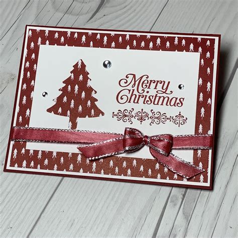 Stampin' Up! Christmas Card fun using Perfectly Plaid Stamp Set ...