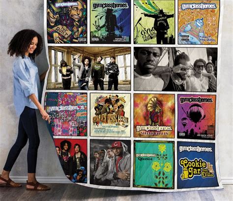 Gym Class Heroes Albums Collection Quilt Blanket - Teeruto