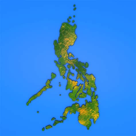 Philippines detailed country map 3D Model $25 - .max .fbx .obj - Free3D