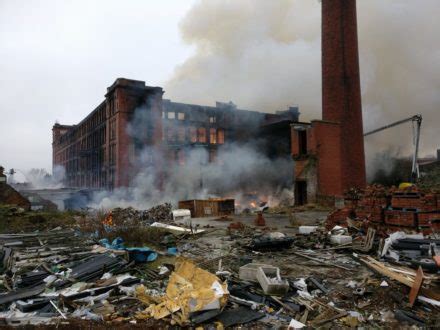 Former mill engulfed by fire | MRW