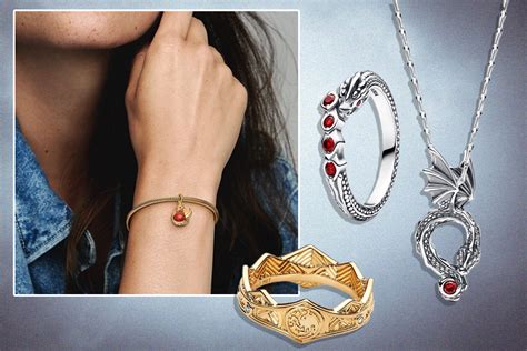 Pandora’s Game of Thrones collection features dragon charms, a crown ring and more