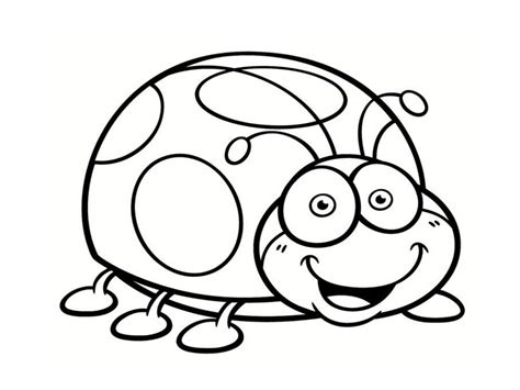 Ladybugs - Insects Kids Coloring Pages