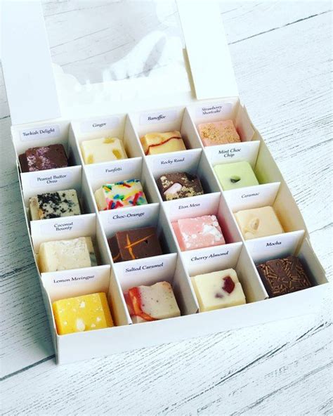 Original Fudge Selection Box - personalised, gift for vegetarian, fudge ...