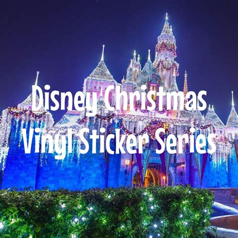 Disney Christmas Vinyl Sticker Series - Etsy