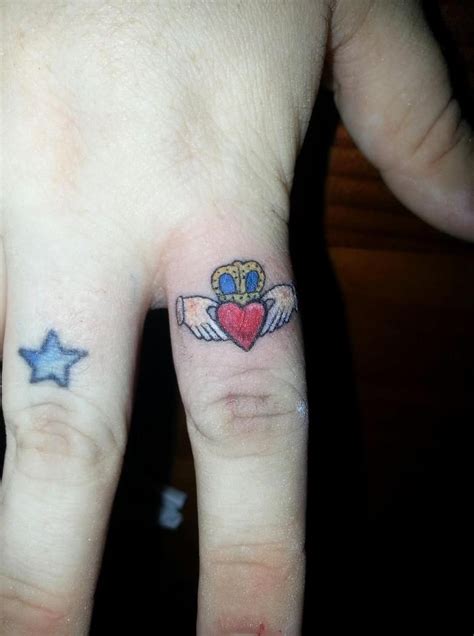 Claddagh Ring by Sparx in La Crosse, WI Claddagh Ring Tattoo, Tattoo Wedding Rings, Claddagh ...