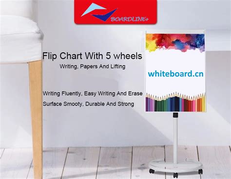 70*100 cm Metal Side Mobile Markerboard Flipchart - Whiteboard, Flip Chart