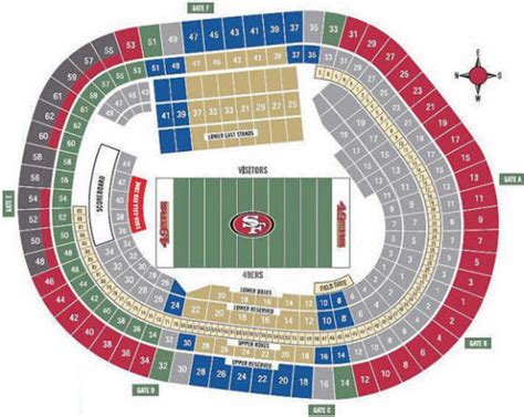 San Francisco 49ers Stadium Seating Chart - Stadium Seating Chart