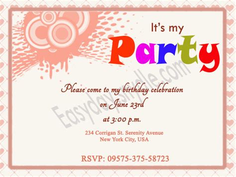 birthday-invitation-samples – Easyday