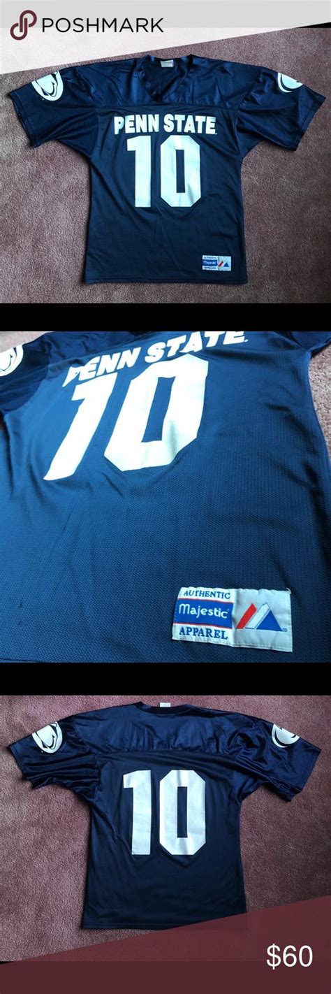 Vintage Penn State Football Jersey #10 | Penn state football, Penn state, Football jerseys