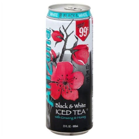 AriZona Black & White Iced Tea, 23 Fl Oz - Fry’s Food Stores