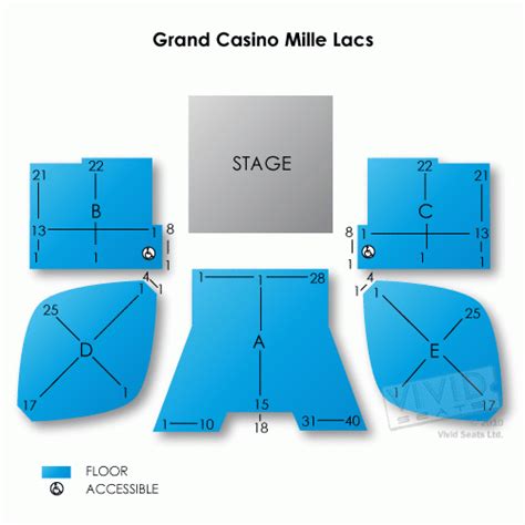 Grand Casino Mille Lacs Event Center Seating Chart - Center Seating Chart